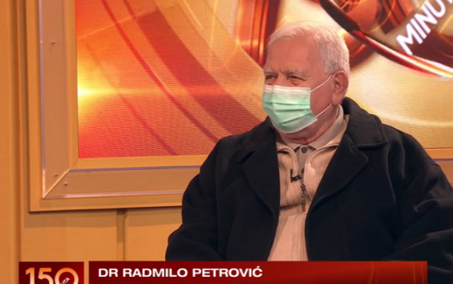 Dr Radmilo Petroviæ: "Poboljšanje epidemiološke situacije najranije u februaru" VIDEO